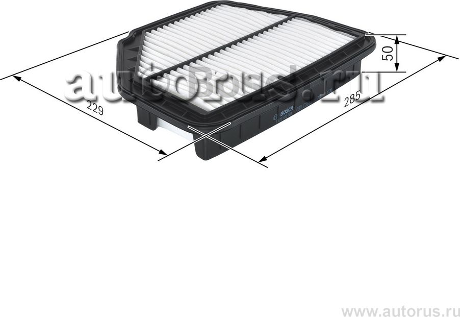 Фильтр воздушный CHEVROLET CAPTIVA 2.0D/2.4/3.2 06 (Bosch). Артикул F026400203