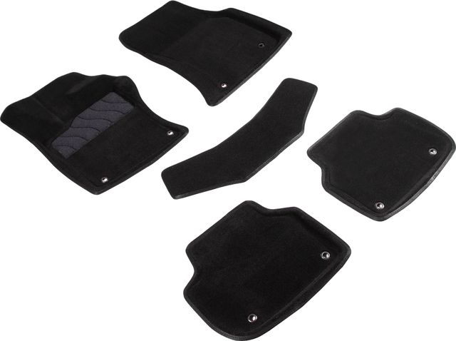 Комплект ковриков 3D Seintex для салона Jaguar XF II 2015-2026 ЧЕРНЫЙ. Артикул 93192