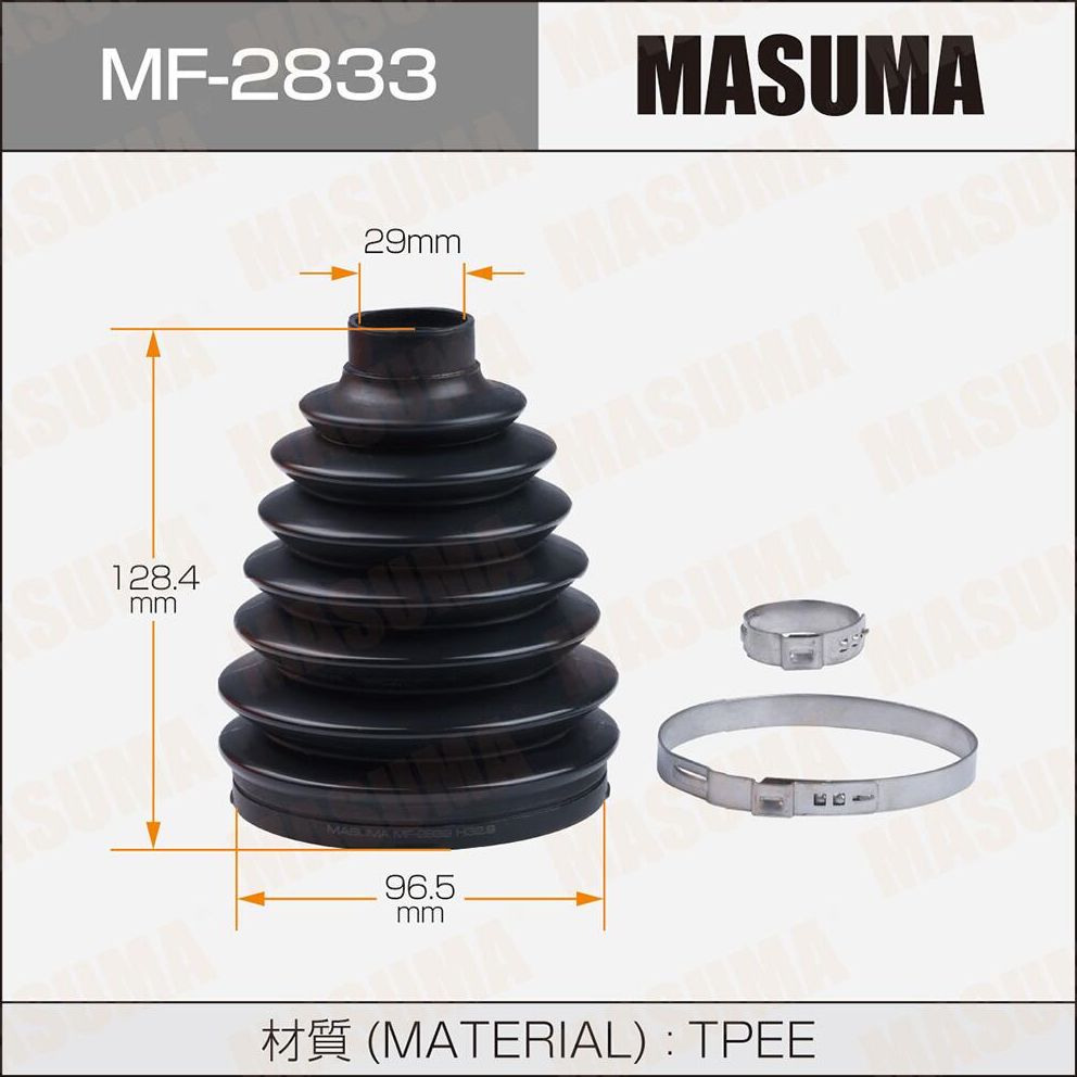 Пыльник шруса (комплект) Masuma. Артикул MF-2833