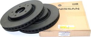 Тормозной диск Nissan передний для Nissan X-Trail T32 2014-2025. Артикул 402064EA0A
