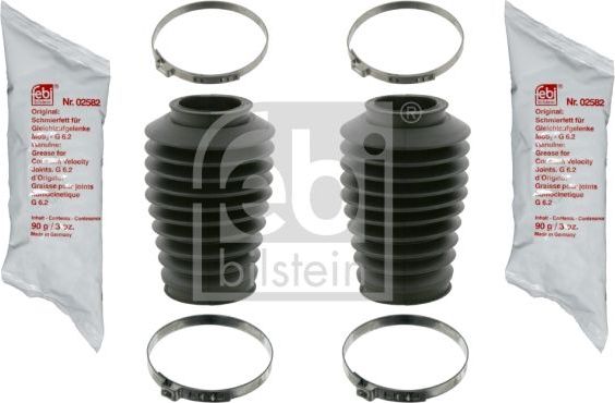 Пыльник рулевой рейки (комплект) Febi Bilstein (резина) передний правый/левый для Opel Ascona C 1981-1988. Артикул 14402