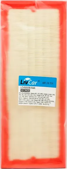 Фильтр воздушный (Livcar). Артикул LCV000/35154A