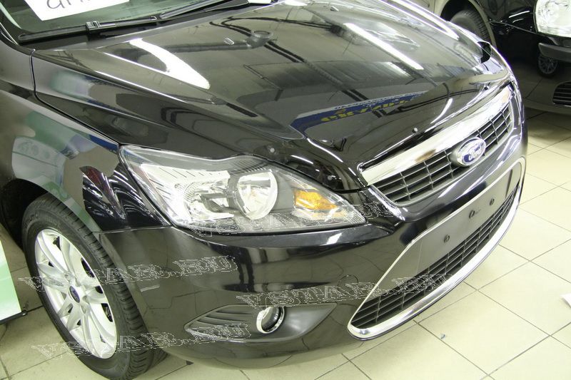 Дефлектор V-Star для капота Ford Focus II седан 2008-2011. Артикул H2006