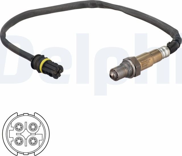 Лямбда-зонд (кислородный датчик) Delphi. Артикул ES21190-12B1
