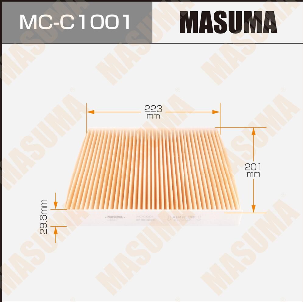 Салонный фильтр Masuma. Артикул MC-C1001