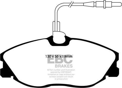Тормозные колодки EBC Brakes. Артикул DP21047