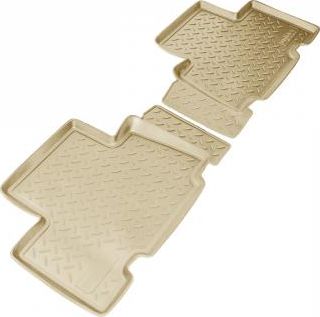 Коврики Норпласт для салона (2 задних) Toyota RAV4 III 2009-2012 короткая база. БЕЖЕВЫЕ. Артикул NPL-Po-88-46Beige