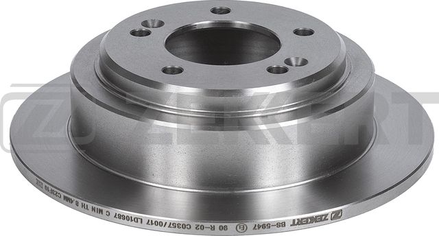 Тормозной диск Zekkert задний для Kia Opirus I 2003-2011. Артикул BS-5947