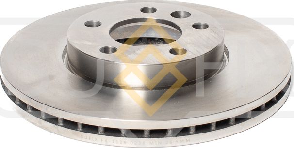 Диск тормозной передний правый/левый VOLKSWAGEN MULTIVAN V (7HM, 7HN, 7HF, 7EF, (Sufix). Артикул FX1109