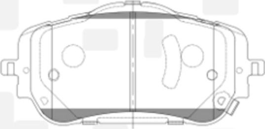 Тормозные колодки CTR. Артикул GK1532