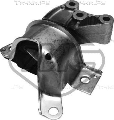 Подушка (опора) двигателя Metalcaucho (резина/металл) правая для Fiat Panda II 2003-2012. Артикул 05646