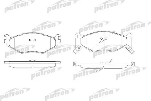 Тормозные колодки Patron передние для Chrysler Saratoga 1989-1991. Артикул PBP977