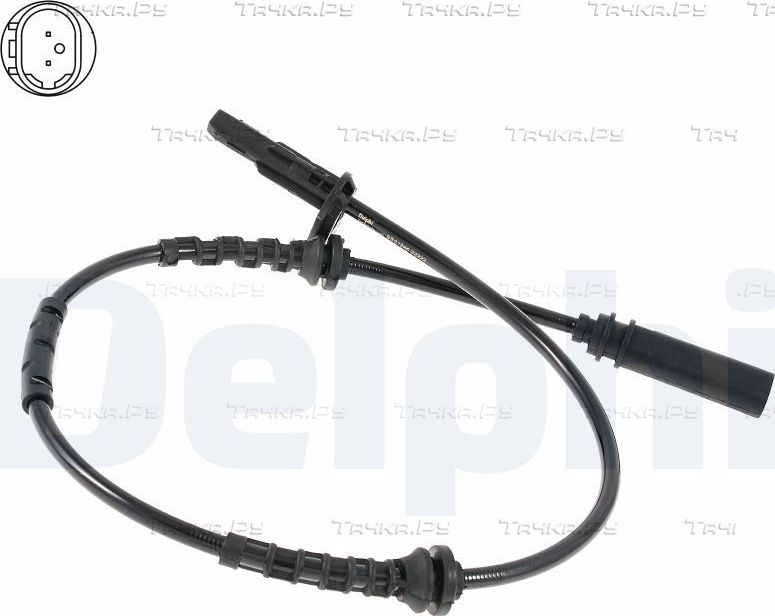 Датчик ABS Delphi задний для BMW 2 Active Tourer F45 2018-2026. Артикул SS21266-12B1