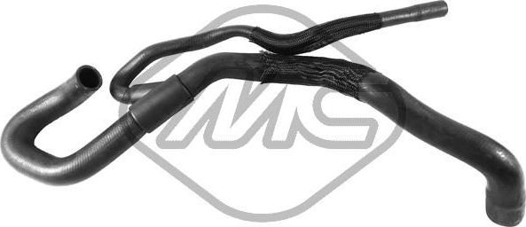 Патрубок радиатора (системы охлаждения) Metalcaucho нижний для Ford Focus II 2004-2012. Артикул 09513