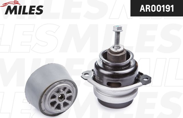 Подушка (опора) двигателя Miles передняя правая/левая для Porsche Cayenne I (955) 2003-2010. Артикул AR00191