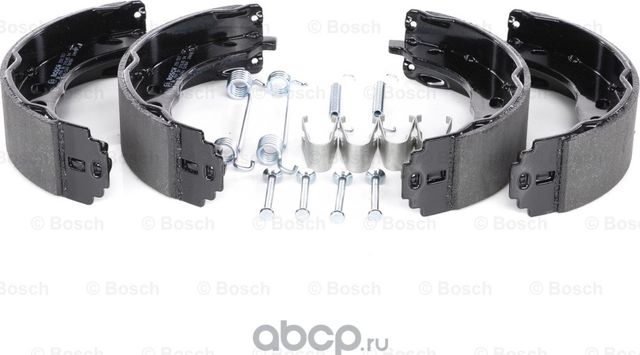 Колодки торм барабан к-т Citroen Jumper  Fiat Ducato  Peugeot Boxer (Bosch). Артикул 986487726