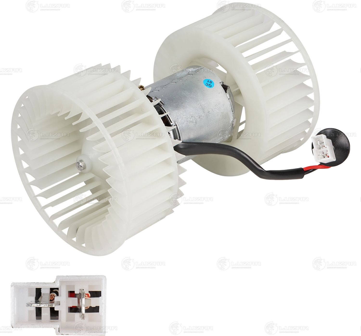 Вентилятор, мотор печки (отопителя) салона Luzar. Артикул LFh 1602