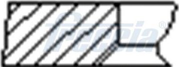 Поршневые кольца Freccia для MINI Hatch II (R56) 2006-2013. Артикул FR10-377100