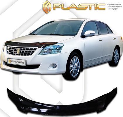 Дефлекторы СА Пластик для капота (Classic черный) Toyota Premio 2007-2023. Артикул 2010010101848