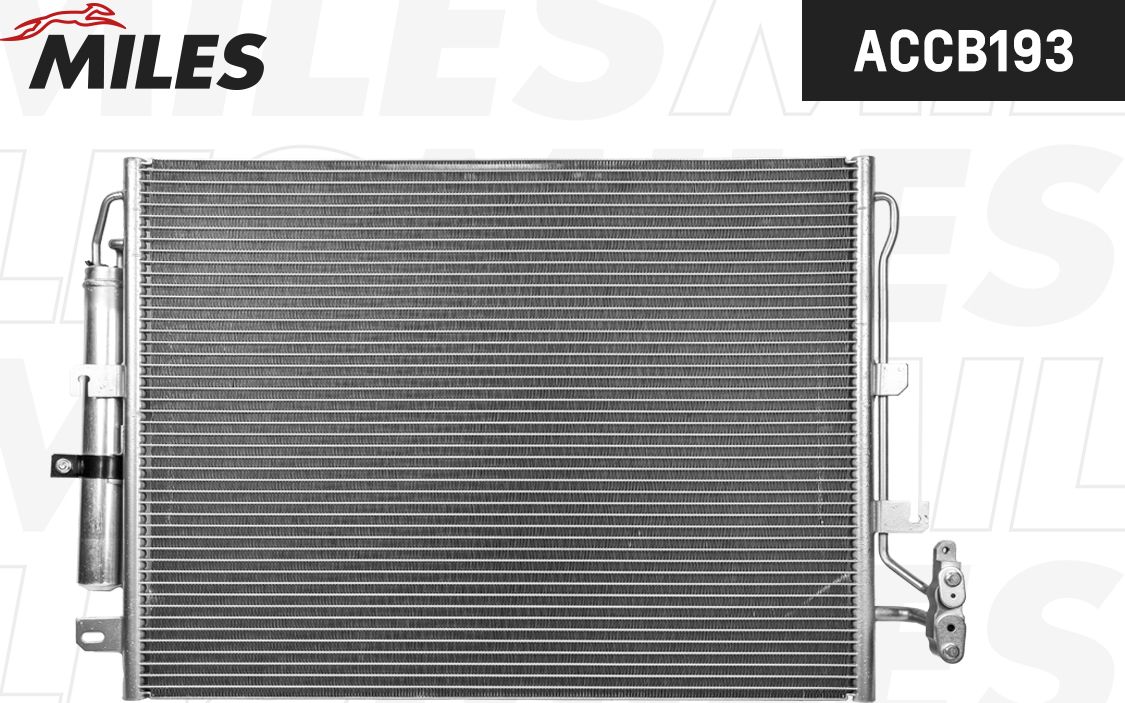 Радиатор кондиционера (конденсатор) Miles (алюминий). Артикул ACCB193
