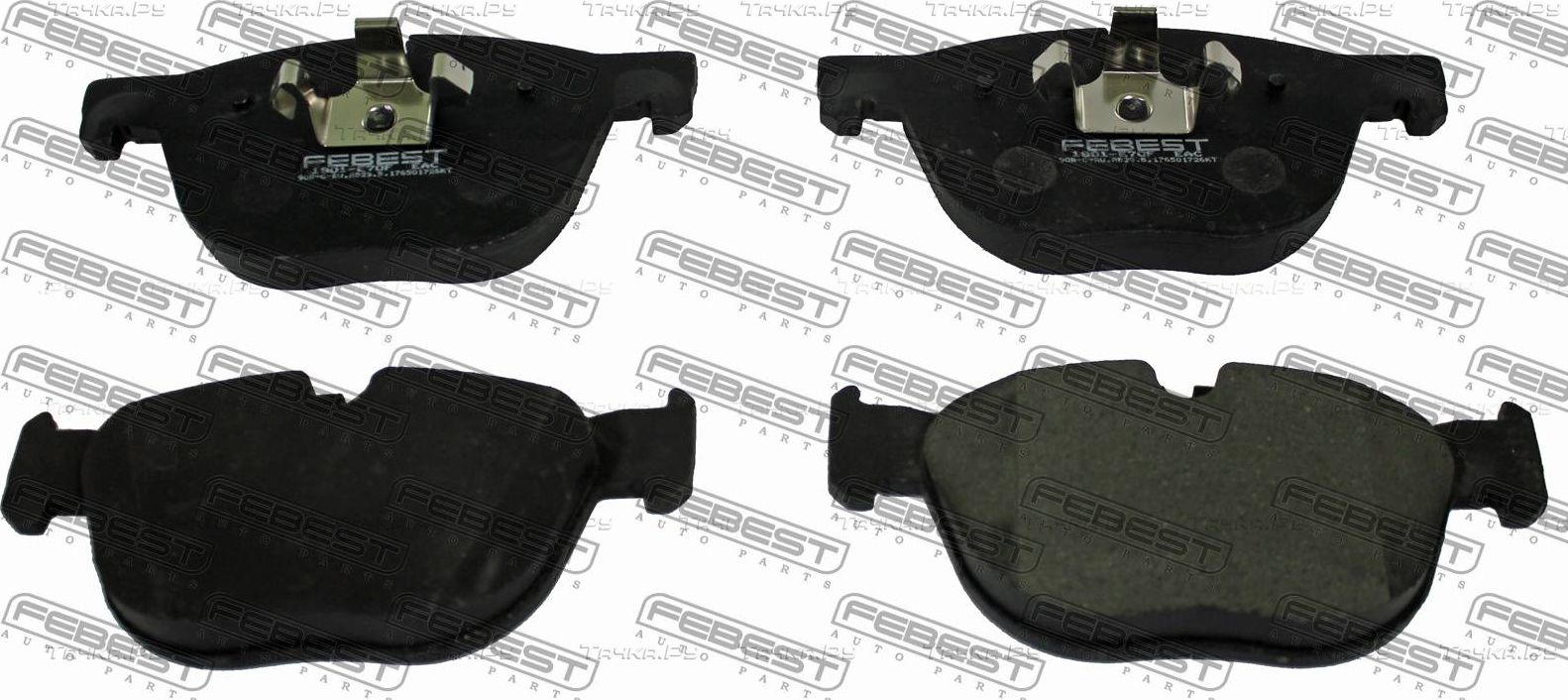 Тормозные колодки Febest передние для BMW X6 I (E71) 2008-2014. Артикул 1901-E70F