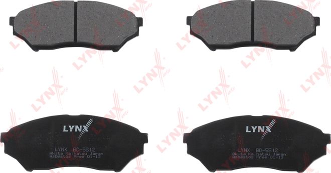 Тормозные колодки LYNXauto. Артикул BD-5512