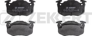 Тормозные колодки Zekkert задние для Citroen Saxo 1996-2004. Артикул BS-2893