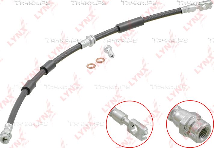 Тормозной шланг LYNXauto для Volkswagen Bora 1998-2005. Артикул BL-3185