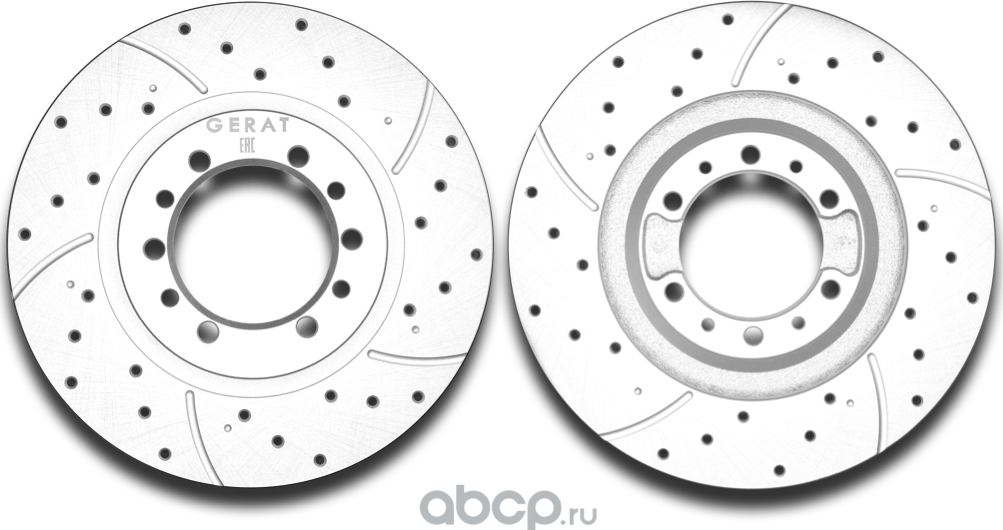 Тормозной диск Gerat DSK-F048P (передний) Platinum Gerat. Артикул DSKF048P