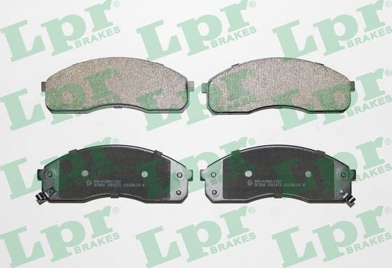 Тормозные колодки LPR. Артикул 05P1072