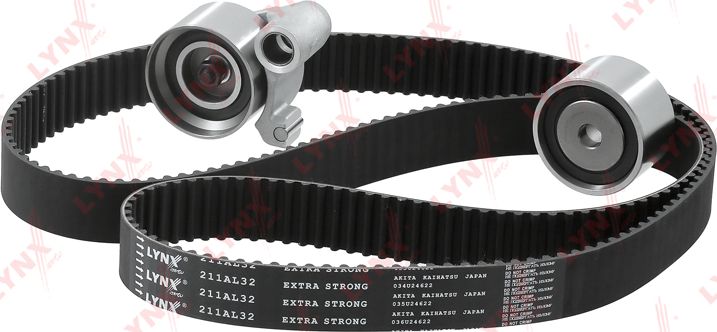 Ремень ГРМ с роликами (комплект) LYNXauto для Toyota Harrier I (XU10) 1998-2003. Артикул PK-1295