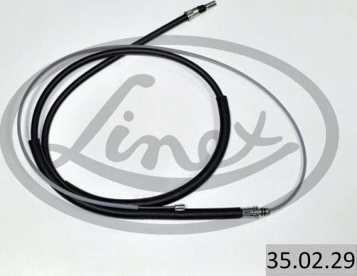 Трос ручника (тросик ручного тормоза) Linex. Артикул 35.02.29