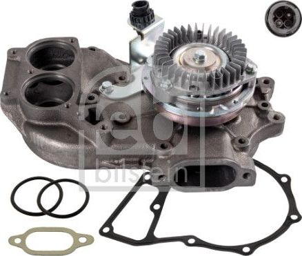 Помпа (водяной насос) Febi Bilstein (Серый чугун) для Mercedes-Benz Actros MP2 2003-2008. Артикул 102212