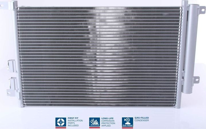 Радиатор кондиционера (конденсатор) Nissens (алюминий). Артикул 94744