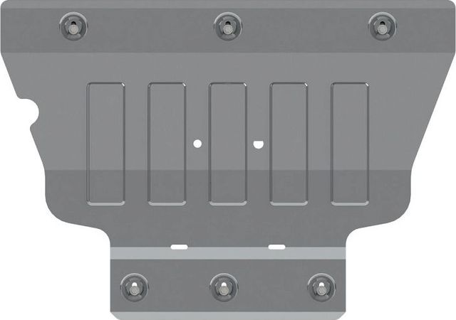 Защита алюминиевая Шериф (5 мм) для картера и КПП Audi A3 8V 2012-2020. Артикул 02.2483