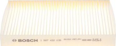 Салонный фильтр Bosch. Артикул 1 987 432 039