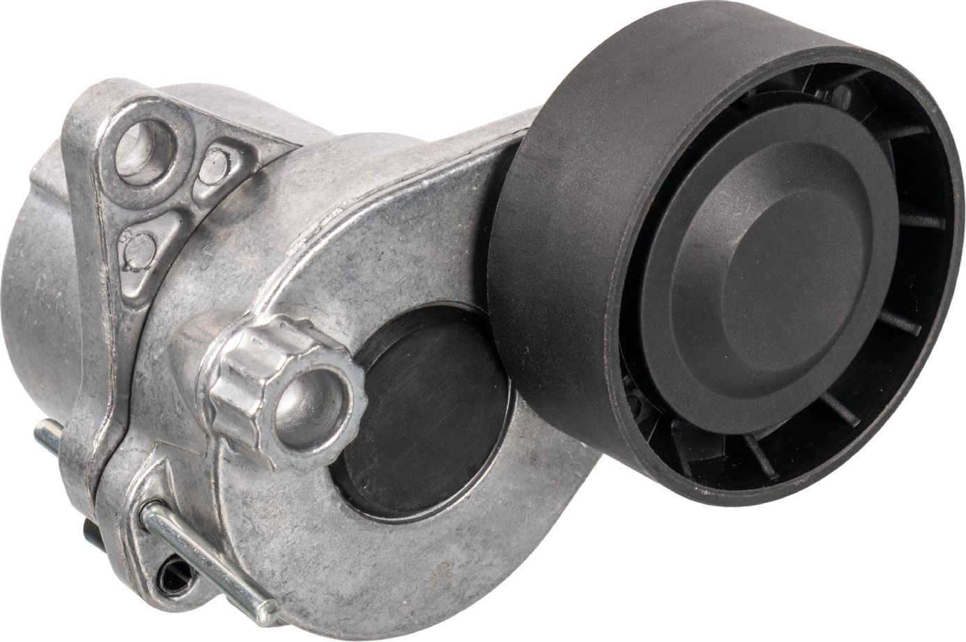 Натяжной ролик (натяжитель) приводного клинового зубчатого ремня SWAG (алюминий). Артикул 10 93 8469