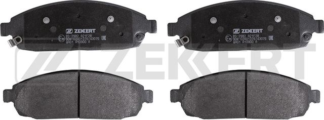 Тормозные колодки Zekkert передние для Jeep Commander XK, XH 2005-2010. Артикул BS-2982
