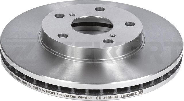 Тормозной диск Zekkert. Артикул BS-5142