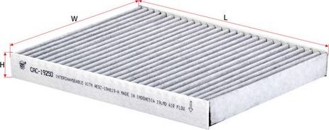 Салонный фильтр Sakura. Артикул CAC-19250