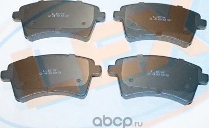 Колодки тормозные передние (LEX). Артикул 24693