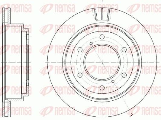 Тормозной диск Remsa. Артикул 6955.10