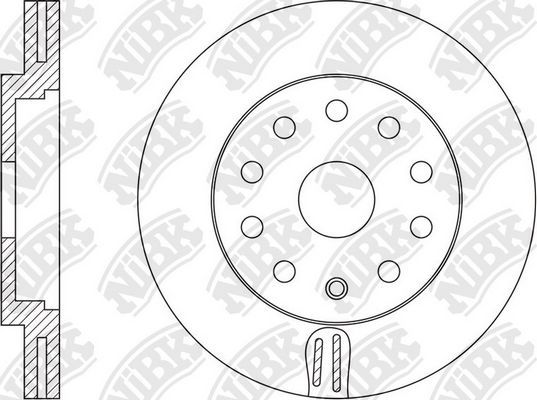 Тормозной диск NiBK. Артикул RN1554