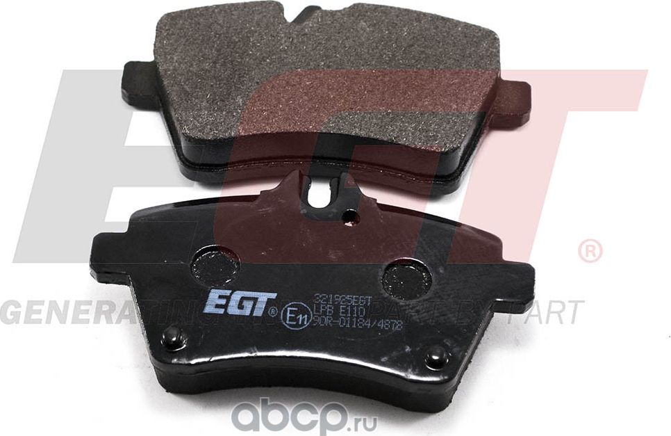 Колодки тормозные (EGT). Артикул 321925EGT