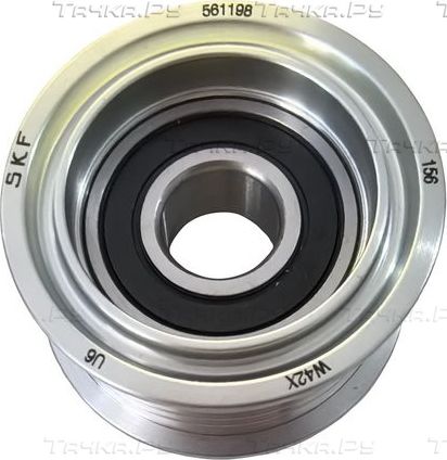 Направляющий (ведущий) ролик приводного поликлинового ремня SKF. Артикул VKM 31124