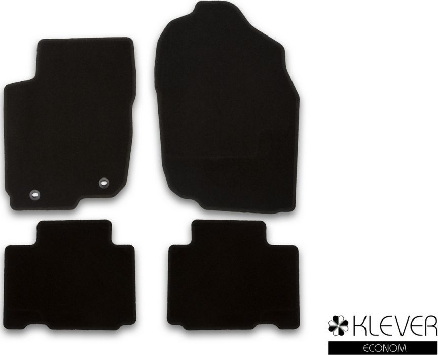 Коврики Klever Econom для салона Toyota RAV4 IV кроссовер 2015-2026. Артикул KLEVER01489901200k