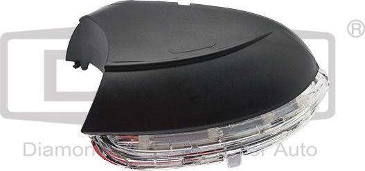 Поворотник (фонарь указателя поворота) DPA правый для Volkswagen Scirocco III 2008-2017. Артикул 99491452202