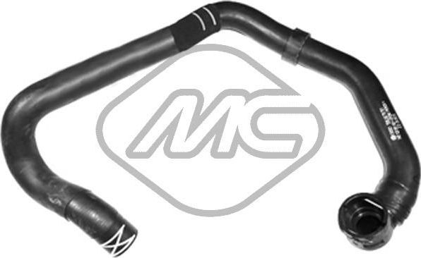 Патрубок радиатора (системы охлаждения) Metalcaucho. Артикул 09527