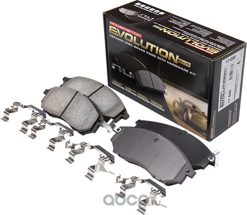 Передние керамические колодки Evolution PLUS Z17 PowerStop 17-888 Powerstop. Артикул 17888