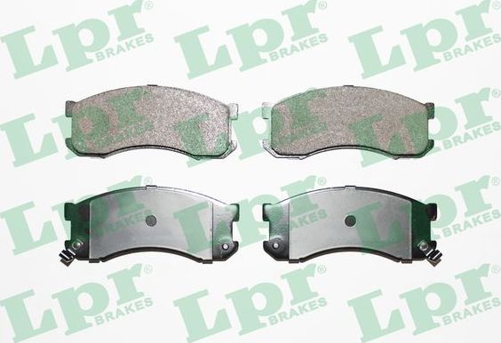 Тормозные колодки LPR передние для Mazda 626 III (GD) 1987-1997. Артикул 05P041